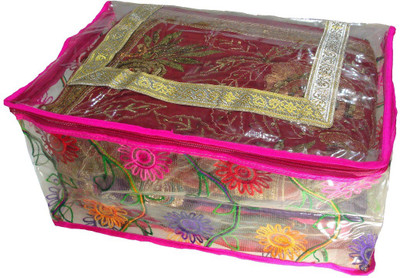

RK Brands Cover Designer Saree Cover PVC Kadhai 111(Transparent)
