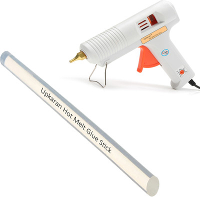 

Upkaran Multi Adjustable Temperature Professional Leak Proof Precision Pro Hot Glue Gun 150 Watt with 1 Hot Glue Stick(10inch/25cm) For High-Tech Quick Repairs Adjustable Temperature Corded Glue Gun(11 mm)