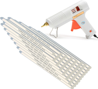 

Upkaran Multi Adjustable Temperature Professional Leak Proof Precision Pro Hot Glue Gun 150 Watt with 50 Hot Glue Sticks(10inch/25cm) For High-Tech Quick Repairs Adjustable Temperature Corded Glue Gun(11 mm)