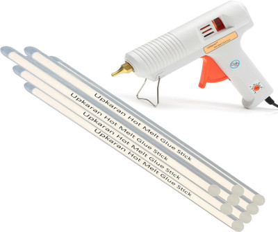 

Upkaran Multi Adjustable Temperature Professional Leak Proof Precision Pro Hot Glue Gun 150 Watt with 8 Hot Glue Sticks(10inch/25cm) For High-Tech Quick Repairs Adjustable Temperature Corded Glue Gun(11 mm)