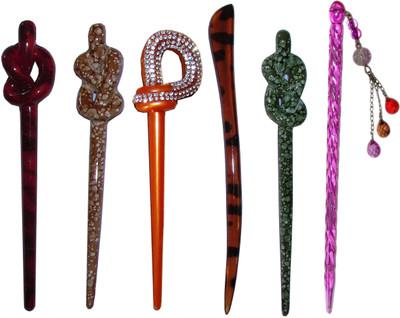

HIPPO combo of juda sticks Hair Accessory Set(Multicolor)