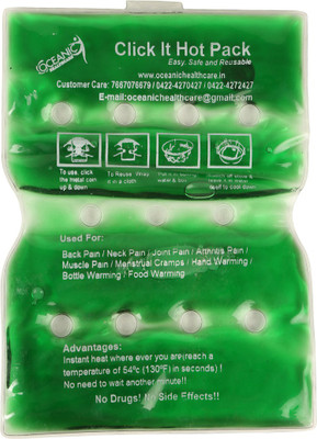 

Oceanic Healthcare CHP-001 Click It Hot Pack Pack(Green, Blue, Yellow)