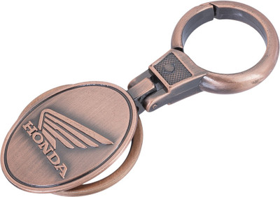 

Shubheksha Honda Scooter/Bike Logo Bronze Metallic Locking Key chain Key Chain
