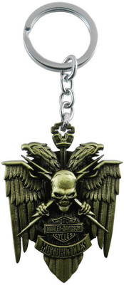 

Shubheksha Harley Davidson Motorcycle Gold Metallic Key Chain