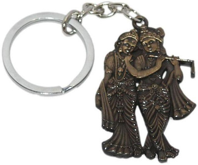 

Aura Full Metal Radha Krishna Key Chain