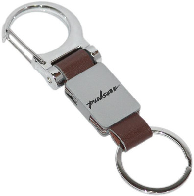 

Aura Leather & Metal Pulsar Bike Imported Hook Key Chain