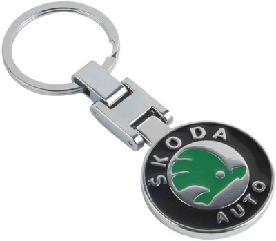 

Shubheksha Skoda Logo Double-sided Metallic Key Chain Key Chain