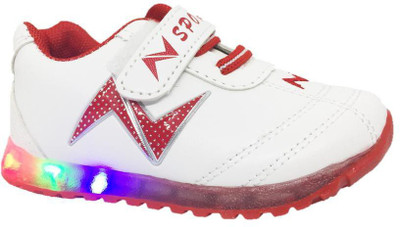 

TeeniTiny Boys & Girls Velcro Sneakers(Red