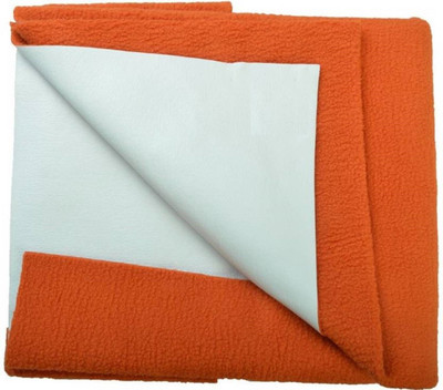 

Smilemakers Dry Cotton Magical Large Baby Bed Protecting Mat Water Proof Sheet(Brown)