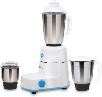 

Bestech Elixo 500 W Mixer Grinder(White, Steel, 3 Jars), Steel;white