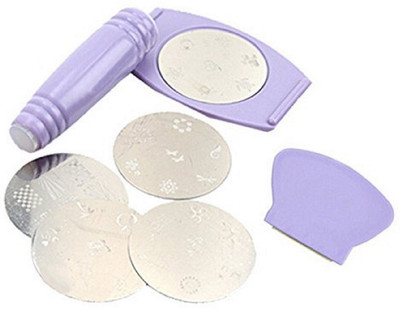 

Divinext Salon Nail Art Express Decals Stamp Stamping Polish Design Kit Set Decoration(Multi)