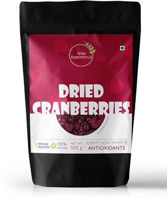 

Raw Essentials Whole dried Cranberries(500 g, Pouch)