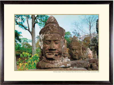 

Devata,Angkor thom, Cambodia Canvas Art(0.025 inch X 30.48 inch, Framed)