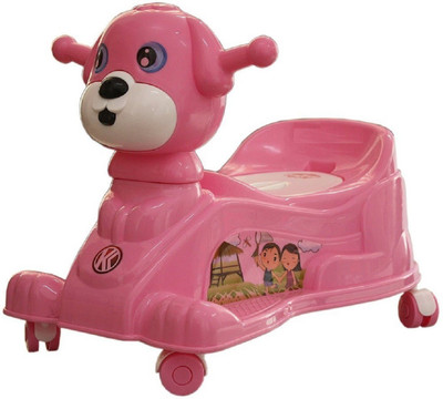 

VShine Potty Trainer Cum Rider With Wheels And Music , Ride on car and Closestool Potty seat , Pink Potty Box(Pink)