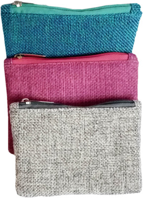 

auk Attractive Jute Coin Purses In Combination. Coin Purse(Multicolor)
