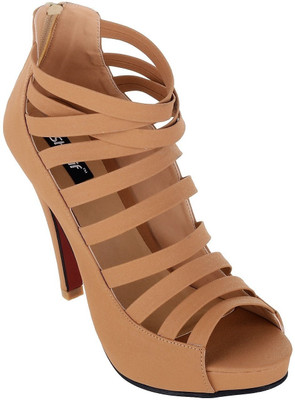 

Sherrif Shoes Women Tan Heels