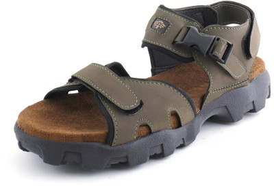 AUSTINJUSTIN Men Khaki Sandals