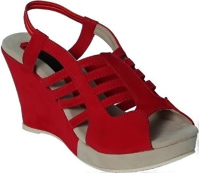 

affron Women RED Wedges