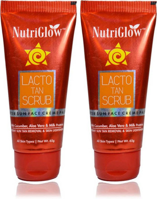 

NutriGlow Lacto Tan After Sun Face Scrub (Pack of 2) Scrub(65 g)