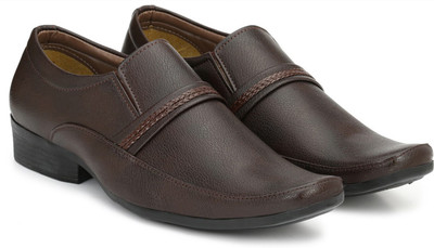 

True Soles True Soles Brown Slip-on formals Slip On For Men(Brown