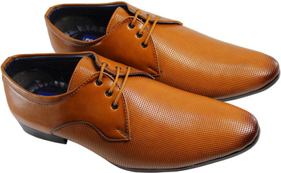 

Footsteps Premium Quality Lace-up Formal shoes for Man Derby For Men(Brown, Tan