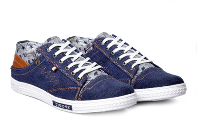 

Red Rose Sneakers For Men(Blue