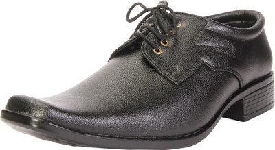 

Dokmen Black Men's Formal Shoes Lace Up For Men(Black