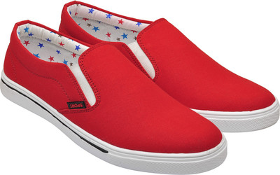

JDX Shoes Wonder-101 SuperMesh Kids Shoes Slip On Sneakers For Men(Red