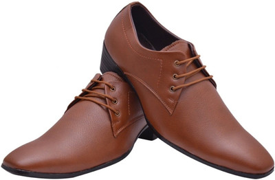 

Bxxy Hight Increasing British Lace-up Formal Shoes Lace Up For Men(Tan
