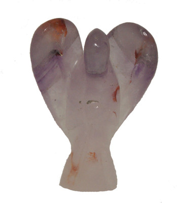 

DivyaMantra Amethyst Angel For Healing Decorative Showpiece - 5.5 cm(Crystal, Multicolor)