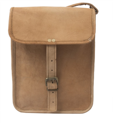 

Anshika International Boys & Girls Casual Brown Genuine Leather Sling Bag