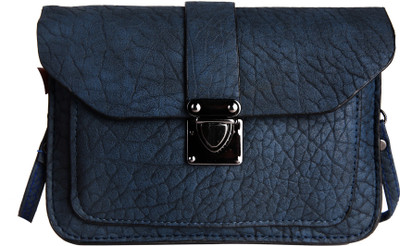 

Hawai Girls Casual Blue PU Sling Bag
