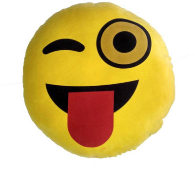 RV PROSHOP "Face With Stuck-Out Tongue & Winking Eye Smiley" - 19 cm(Yellow)