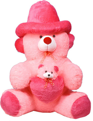 

stuffed toy sitting with cap soft - 150 mm(Pink)