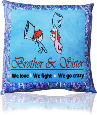 

Akshat Cute N Adorable Cushion FOR BIRTHDAY OF SIBLING & KIDS BED - 14 inch(Multicolor)