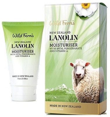 

Wild Ferns Lanolin with Moisturiser SPF30 with Pomegranate and Vitamin A - SPF 30 PA+(75 ml)