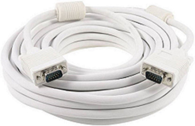 

TECHON TV-out Cable high speed vga cable 20 meter(White, For Computer)