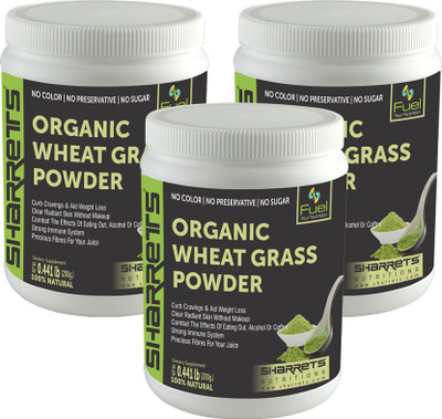 

SHARRETS NUTRITIONS ORGANIC WHEAT GRASS POWDER(600 g)