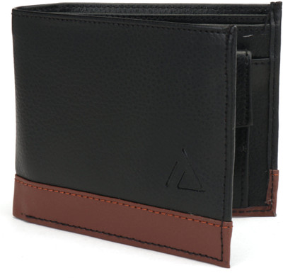 

Holboro Men Black Genuine Leather Wallet(3 Card Slots)