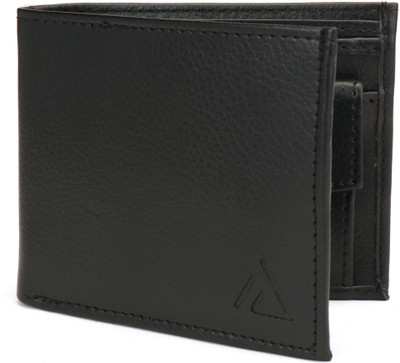 

Holboro Men Black Genuine Leather Wallet(3 Card Slots)