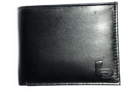 

L Libra Men Black Artificial Leather Wallet(3 Card Slots)