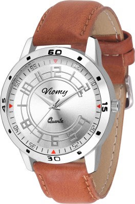 VIOMY GS2007 Stylish &awesome combination of offwhite dial & Brown strap watch for Boy's & men's Watch  - For Men   Watches  (VIOMY)