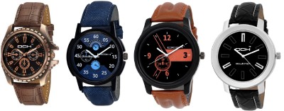 DCH Designer Analog Combo Pack of 4 Watch  - For Men   Watches  (DCH)