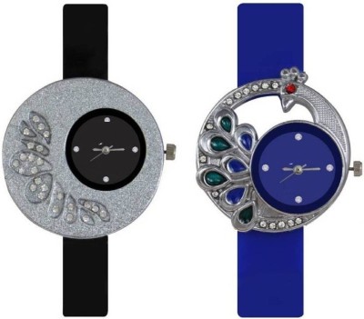 Ismart Black 330 and Blue Peacock 308 combo watches women Watch  - For Women   Watches  (Ismart)