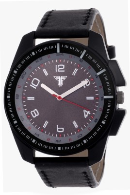 Traktime Marine Analog Black Round Dial Leather Strap MARINE Watch  - For Men   Watches  (Traktime)