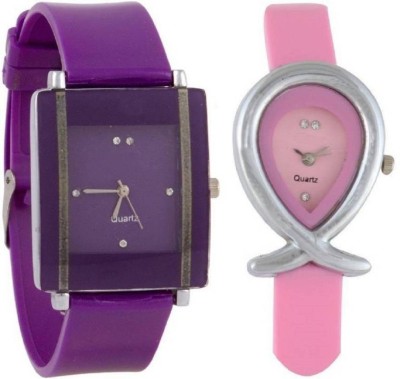 Ismart Purple kawa and pink fish combo watch for girls Watch  - For Girls   Watches  (Ismart)