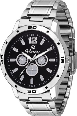 VIOMY GC1005 Stylish Black dial with dummy choronography watch for man & gents for any occassion Watch  - For Men   Watches  (VIOMY)