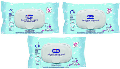 

Chicco Salviettine Detergenti cleansing wipes pack of 3 flip cover pack(3 Pieces)