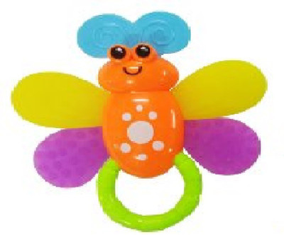 

M-Alive Baby Butterfly Rattle Teether for Infant Rattle(Multicolor)