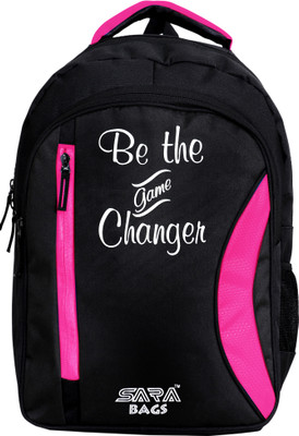 

SARA BAGS Polyster 25L School Bag 25 L Backpack(Pink)